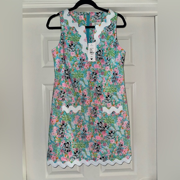 Lilly Pulitzer Pants - Lilly Pulitzer NWT Romey Shift Romper Lilly Hearts Disney $278 retail Size 6